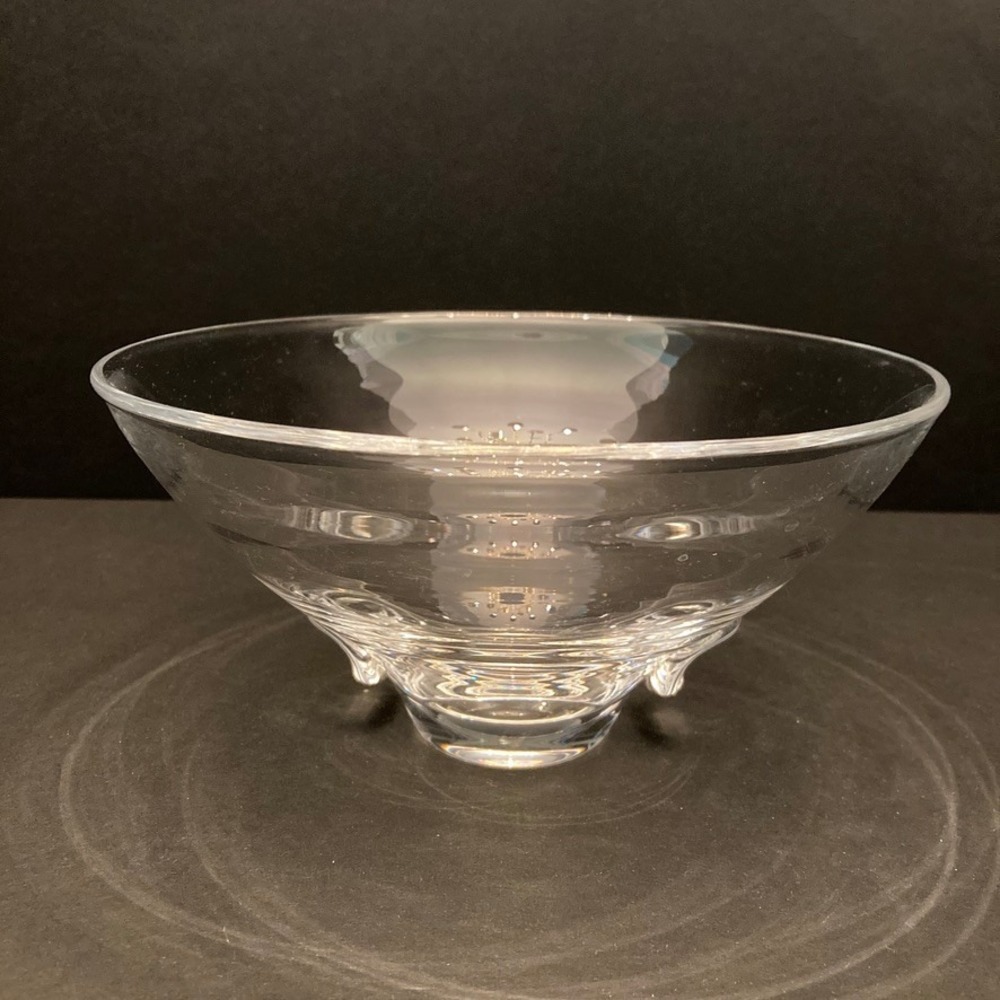 Steuben‎ 8061 Talisman Glass Bowl 7" Round David Hills Discontinued